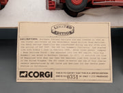 LKW Modell 1:50 Corgi Classics 18006 Scammell Contractor & 2x Bogies & Load OVP