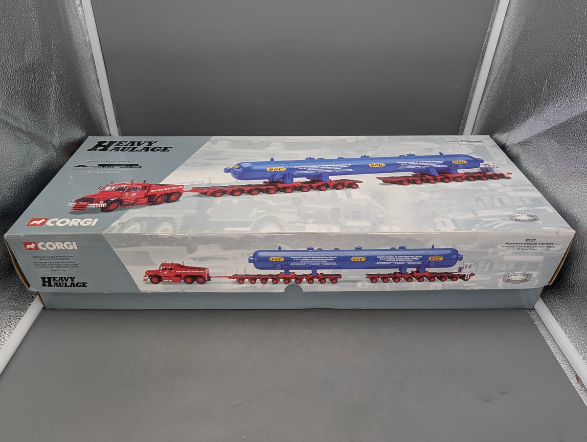 LKW Modell 1:50 Corgi Classics 18006 Scammell Contractor & 2x Bogies & Load OVP