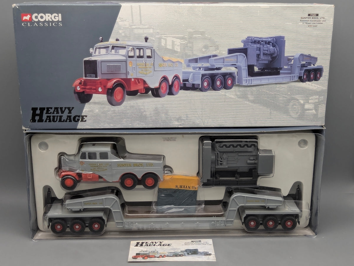 LKW Modell 1:50 Corgi Classics 17602 Scammell Constructor & 24 Wheel & Load OVP