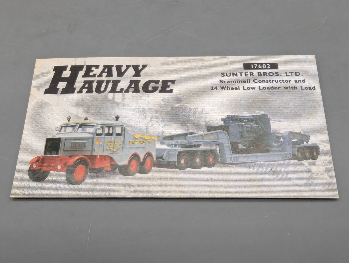 LKW Modell 1:50 Corgi Classics 17602 Scammell Constructor & 24 Wheel & Load OVP