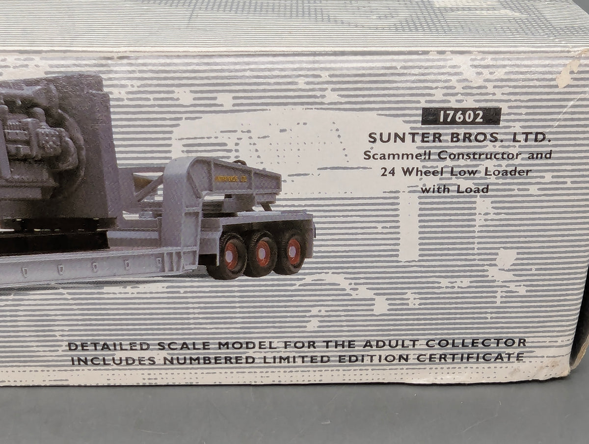 LKW Modell 1:50 Corgi Classics 17602 Scammell Constructor & 24 Wheel & Load OVP