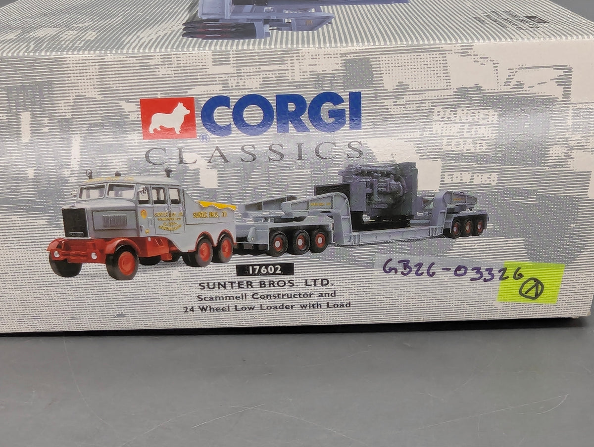 LKW Modell 1:50 Corgi Classics 17602 Scammell Constructor & 24 Wheel & Load OVP