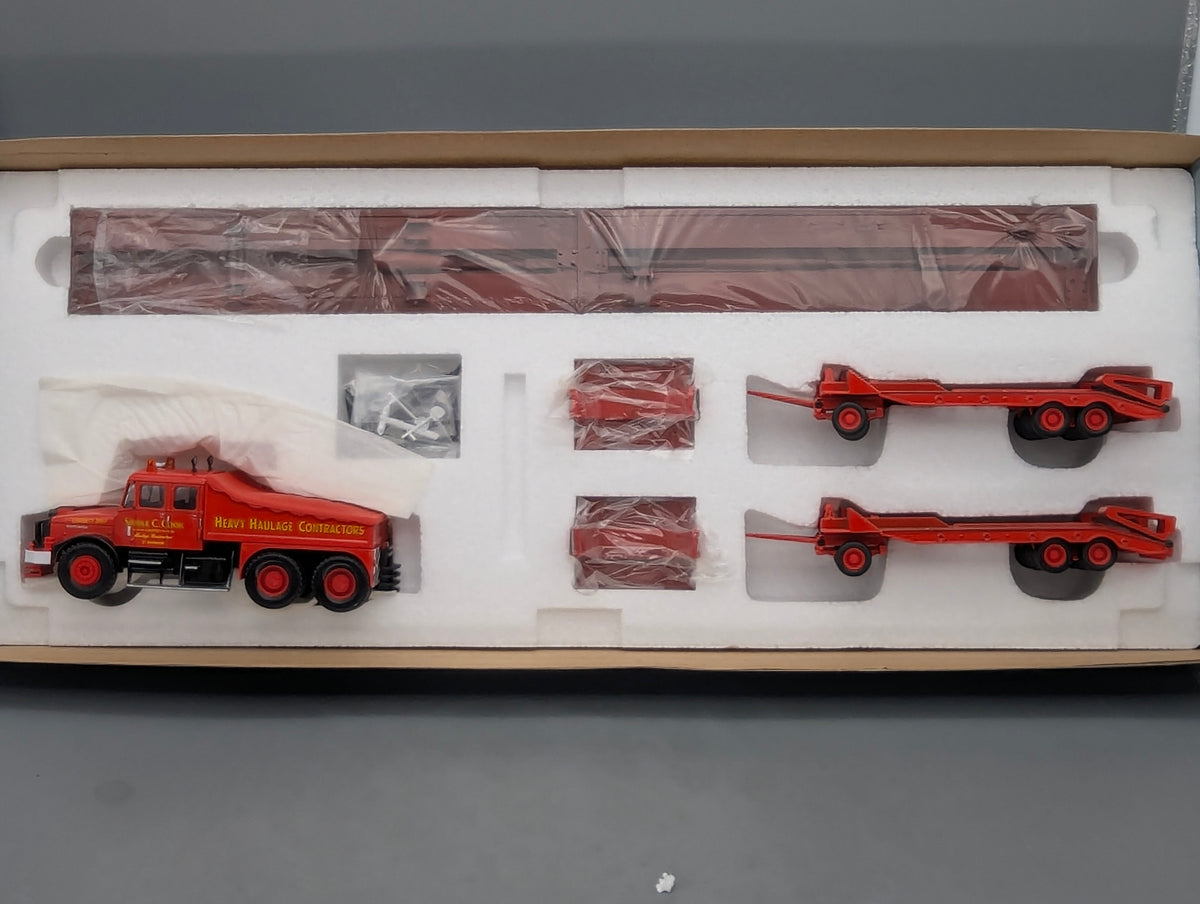LKW Modell 1:50 Corgi Classics 18004 Scammell Contractor & 2x Trailer & Load OVP