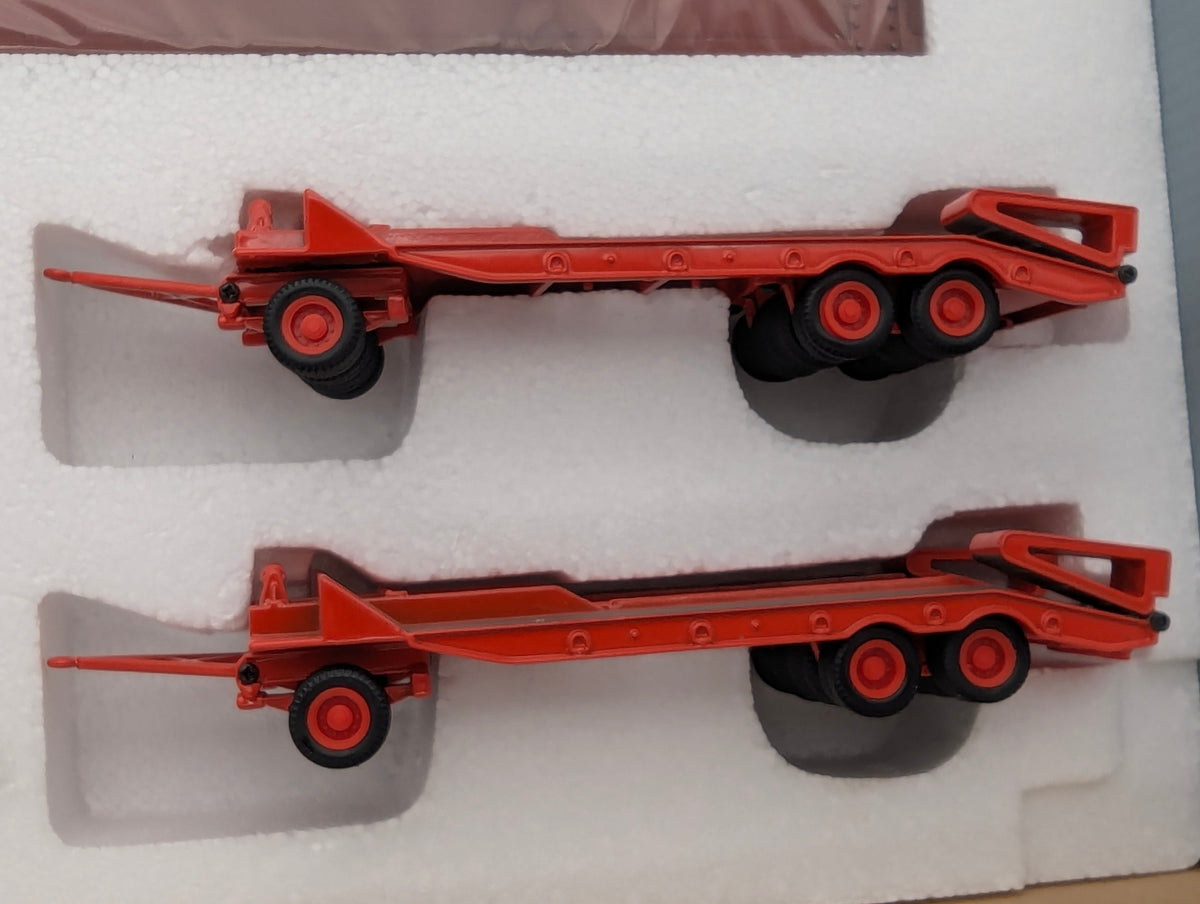 LKW Modell 1:50 Corgi Classics 18004 Scammell Contractor & 2x Trailer & Load OVP