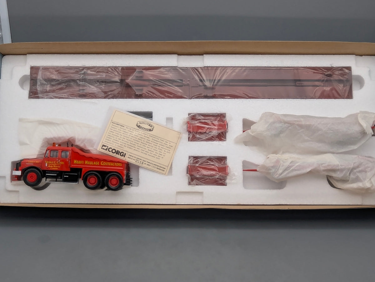 LKW Modell 1:50 Corgi Classics 18004 Scammell Contractor & 2x Trailer & Load OVP