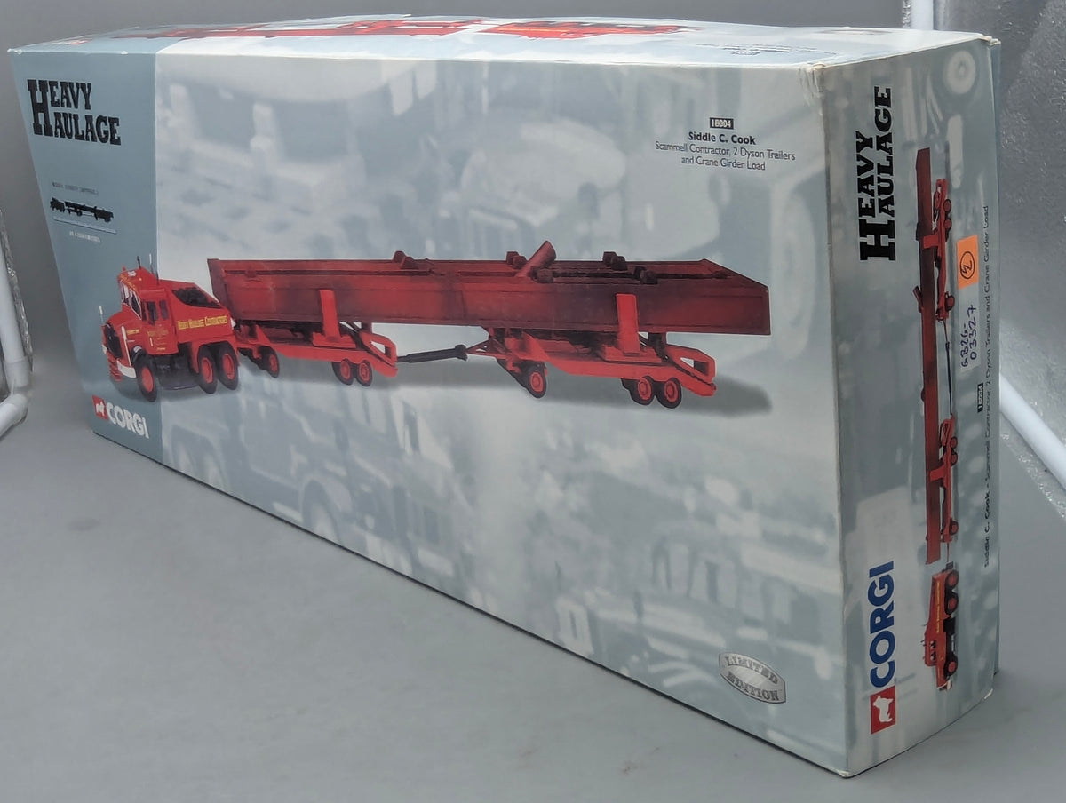 LKW Modell 1:50 Corgi Classics 18004 Scammell Contractor & 2x Trailer & Load OVP