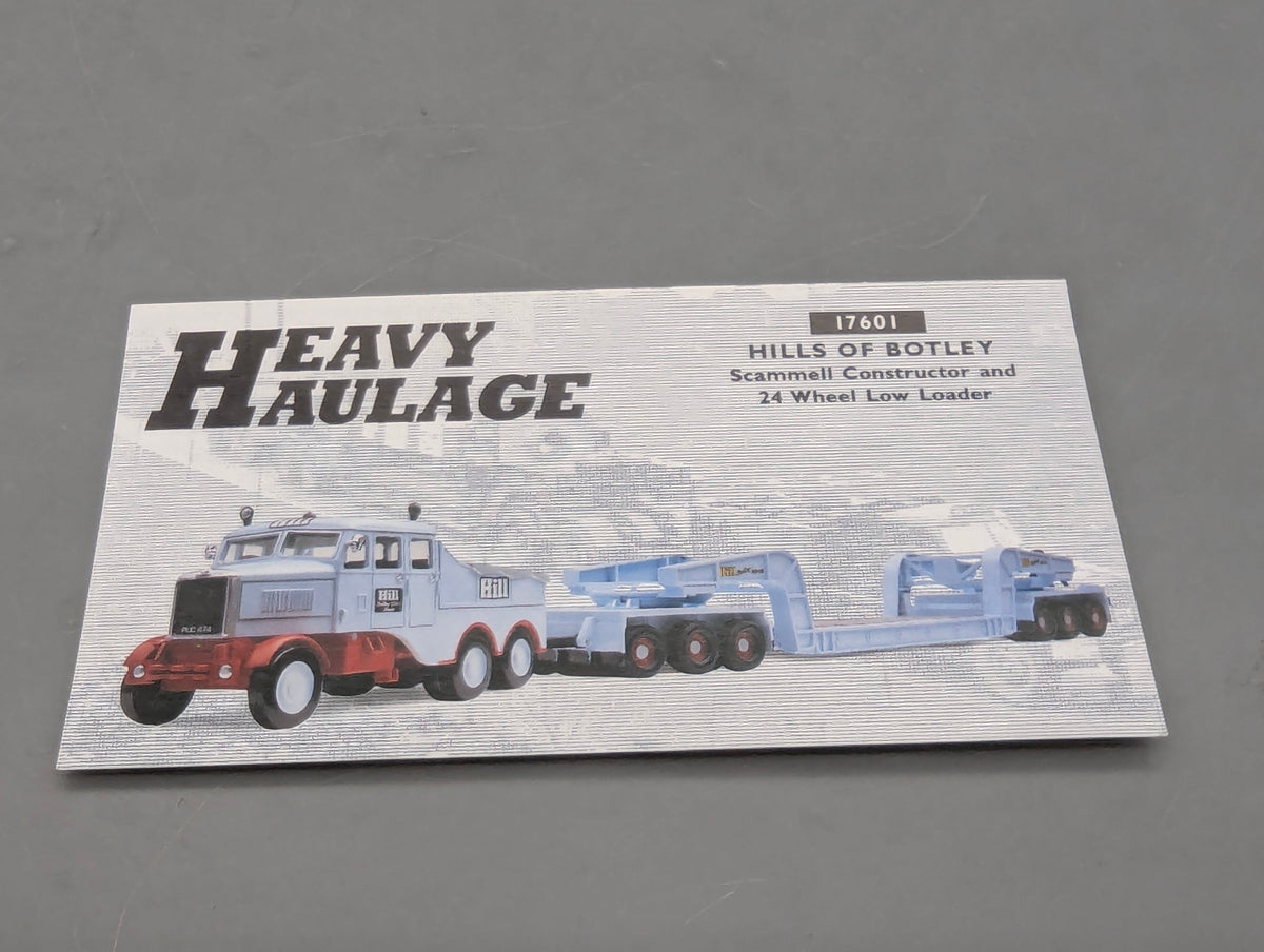LKW Modell 1:50 Corgi Classics 17601 Scammell Constructor & 24 Wheel Low Ld. OVP