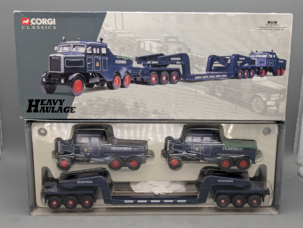 LKW Modell 1:50 Corgi Classics 17701 Scammell Constructors & 24 Wheel Low Ld OVP
