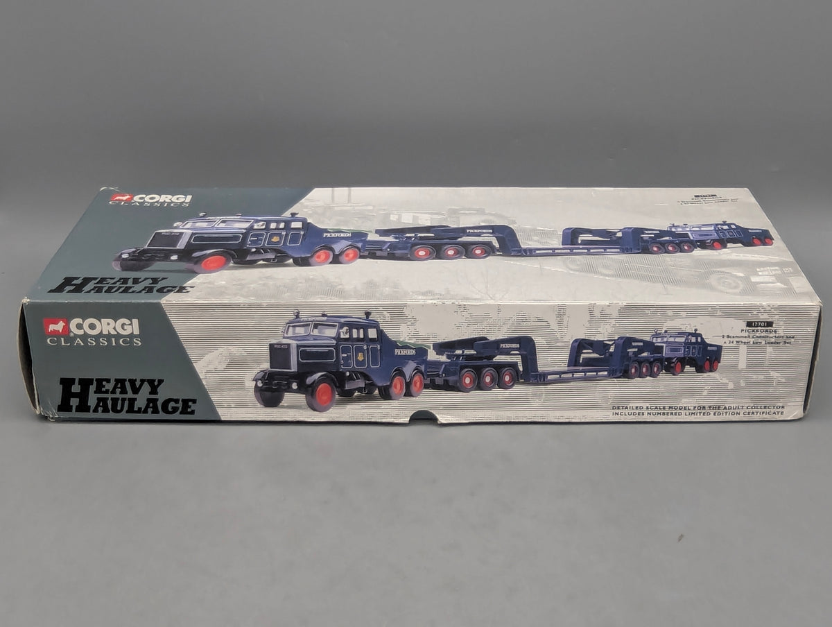 LKW Modell 1:50 Corgi Classics 17701 Scammell Constructors & 24 Wheel Low Ld OVP