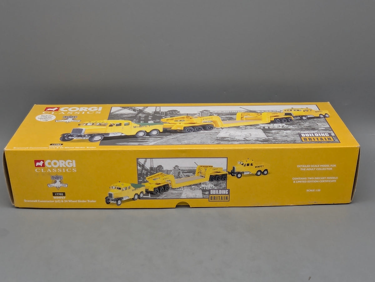 LKW Modell 1:50 Corgi Classics 17702 Scammell Constructor & 24 Wheel Trailer OVP