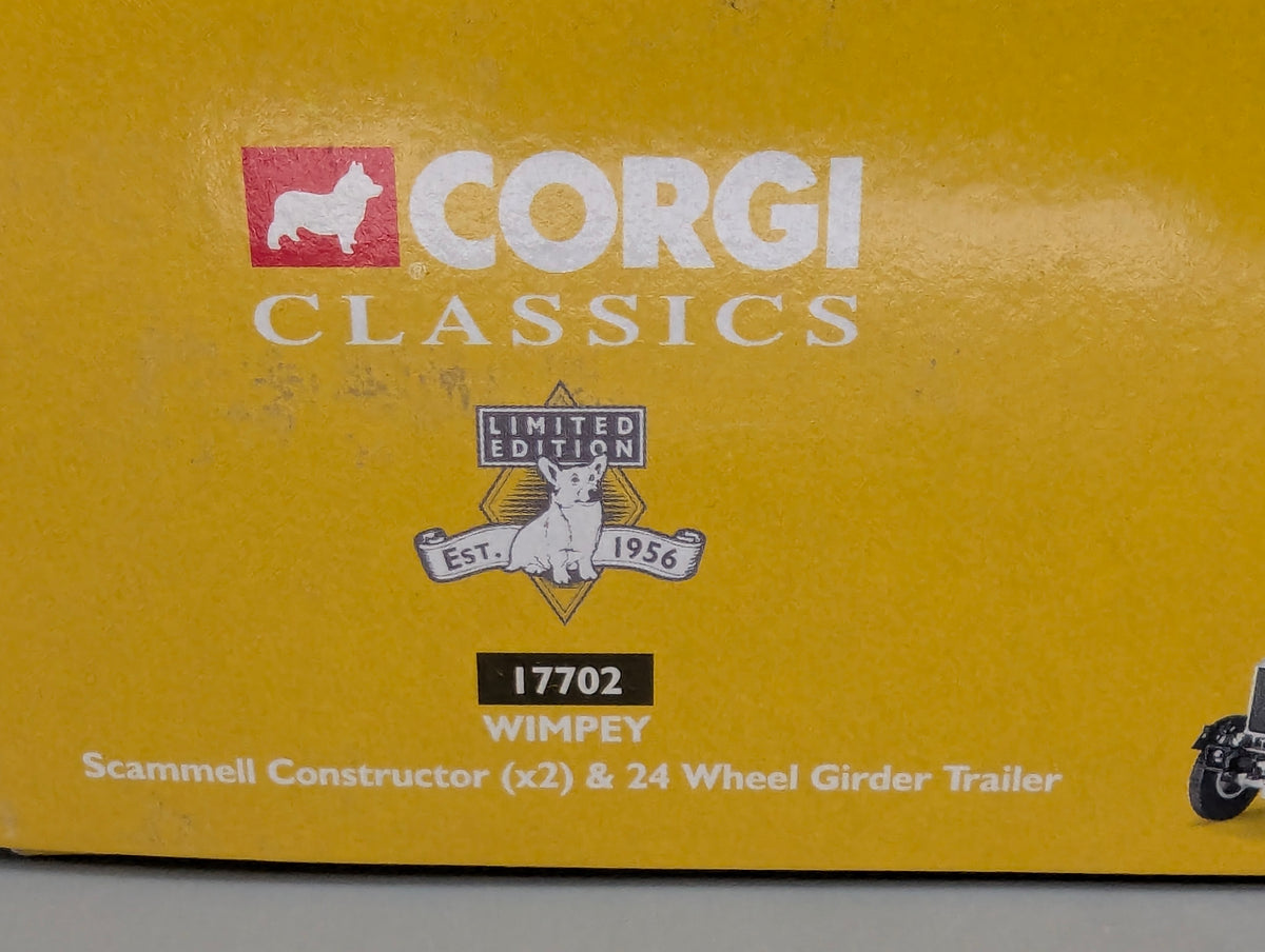 LKW Modell 1:50 Corgi Classics 17702 Scammell Constructor & 24 Wheel Trailer OVP