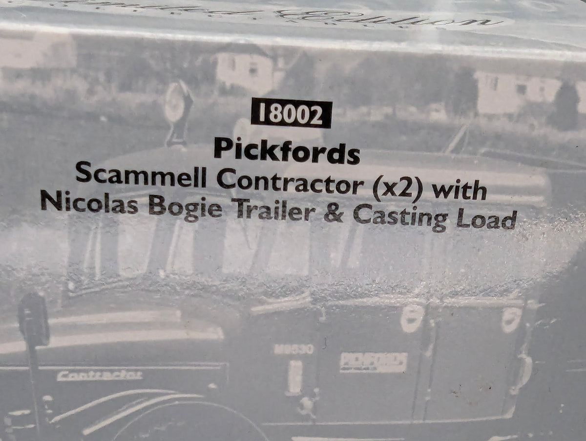 LKW Modell 1:50 Corgi Classics 18002 2x Scammell Contractor & Trailer & Load OVP