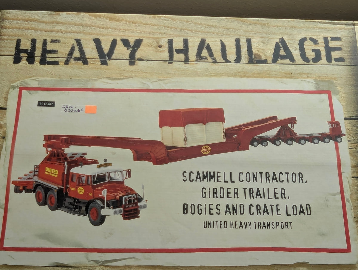 LKW Modell 1:50 Corgi Classics CC12307 Scammell Contractor & Trailer & Load OVP