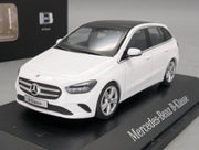 Modellautos 1:43 Herpa Mercedes-Benz B-Klasse Polarweiß mit Dealer OVP