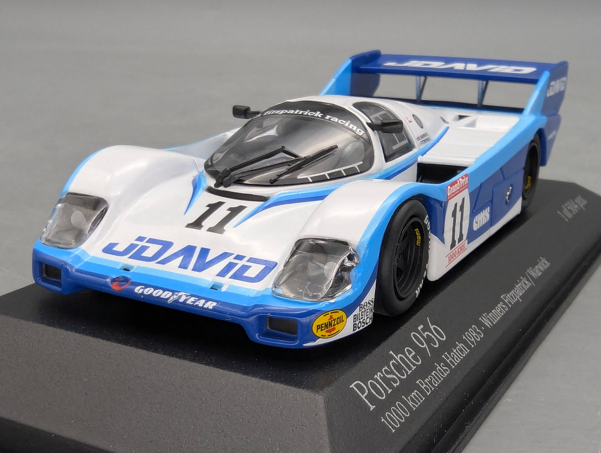 Modellautos 1:43 Minichamps Porsche 956 WINNER 1000 km Brands Hatch 1983 #11 OVP