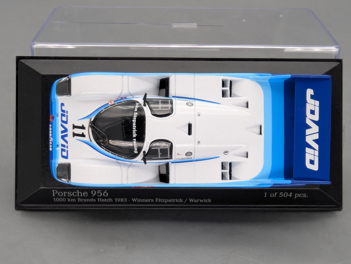 Modellautos 1:43 Minichamps Porsche 956 WINNER 1000 km Brands Hatch 1983 #11 OVP