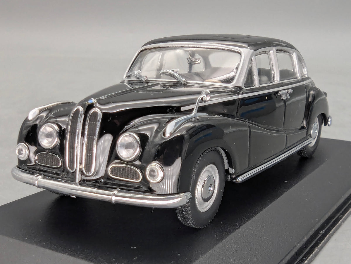 Modellautos 1:43 Minichamps BMW 502 V8 Limousine Black Schwarz mit OVP