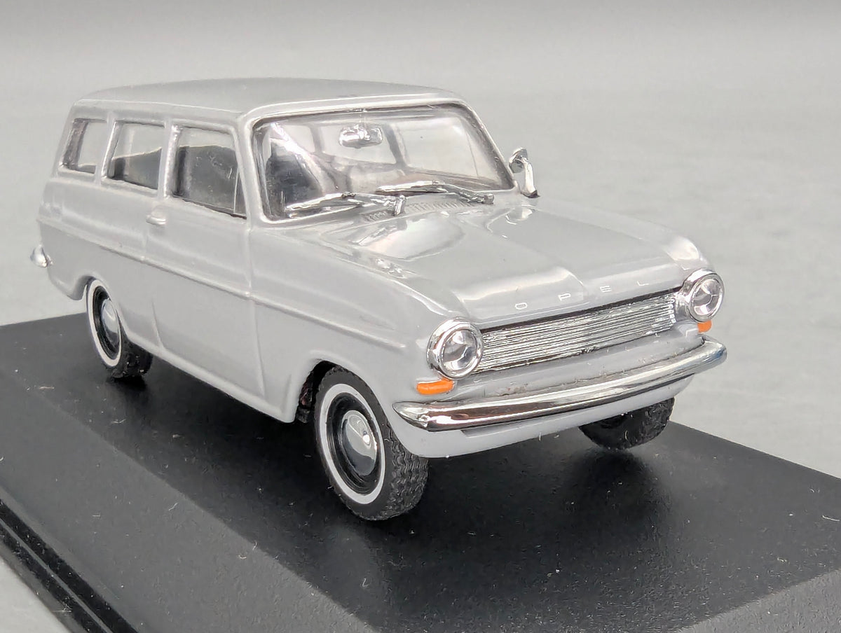 Modellautos 1:43 Minichamps Opel Kadett A Caravan 1962 Grau mit OVP