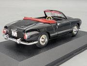 Modellautos 1:43 Minichamps Volkswagen VW Karmann Ghia Cabriolet Schwarz mit OVP