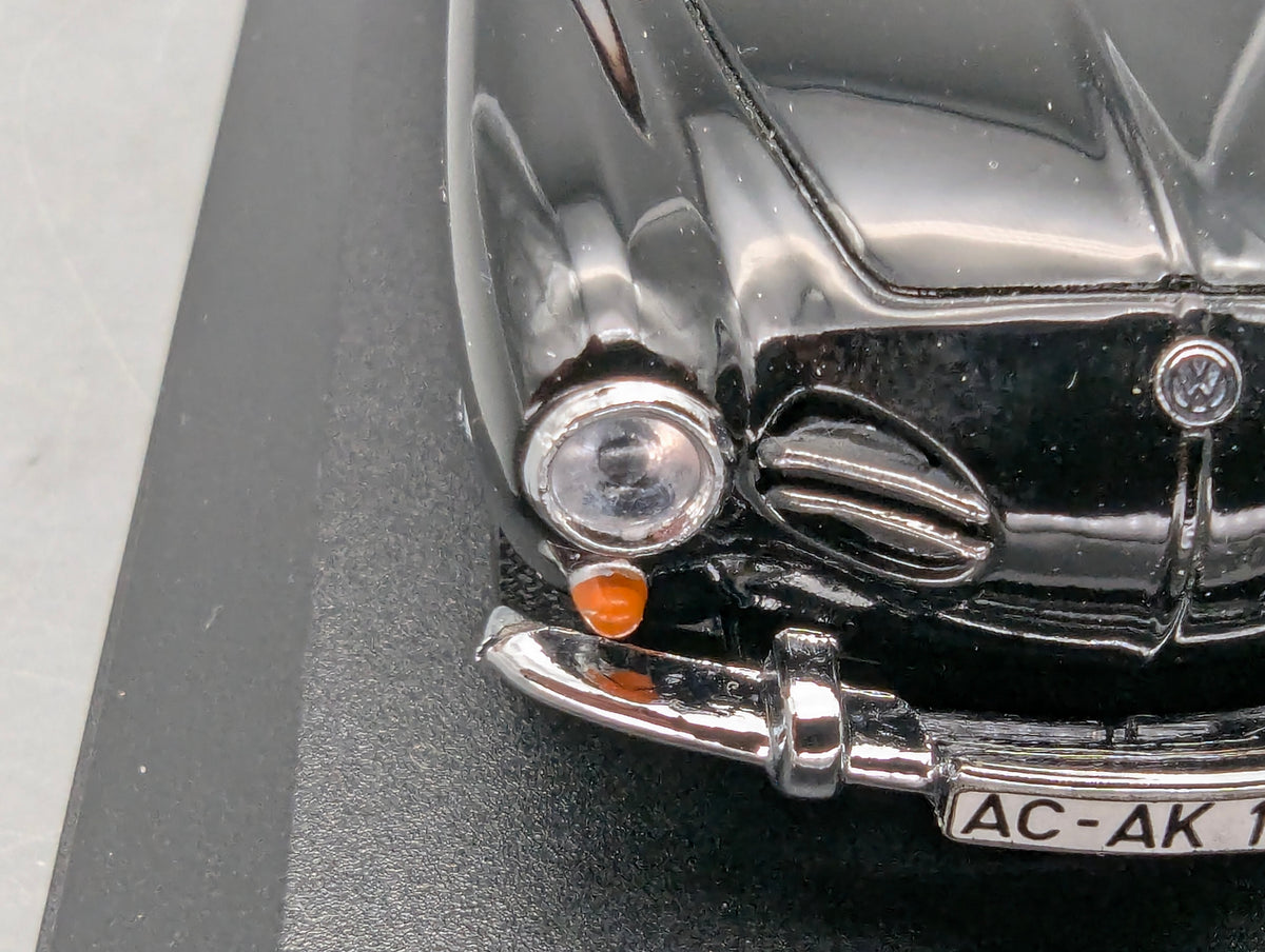 Modellautos 1:43 Minichamps Volkswagen VW Karmann Ghia Cabriolet Schwarz mit OVP