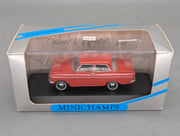 Modellautos 1:43 Minichamps Opel Kadett A Limousine 1962 Rot mit OVP