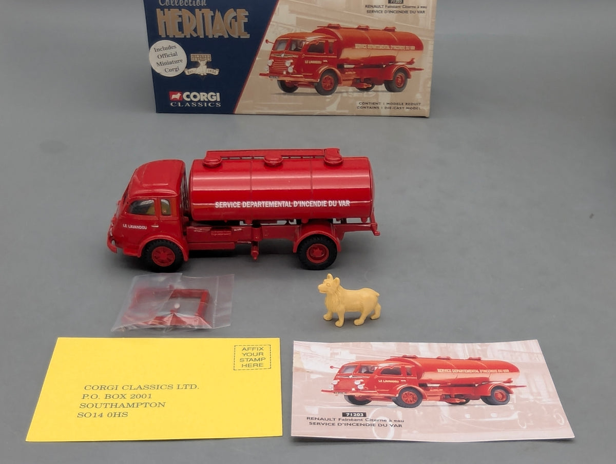 LKW Modell 1:50 Corgi Classics 71203 Renault Faineant Citerne Eau Tankwagen OVP