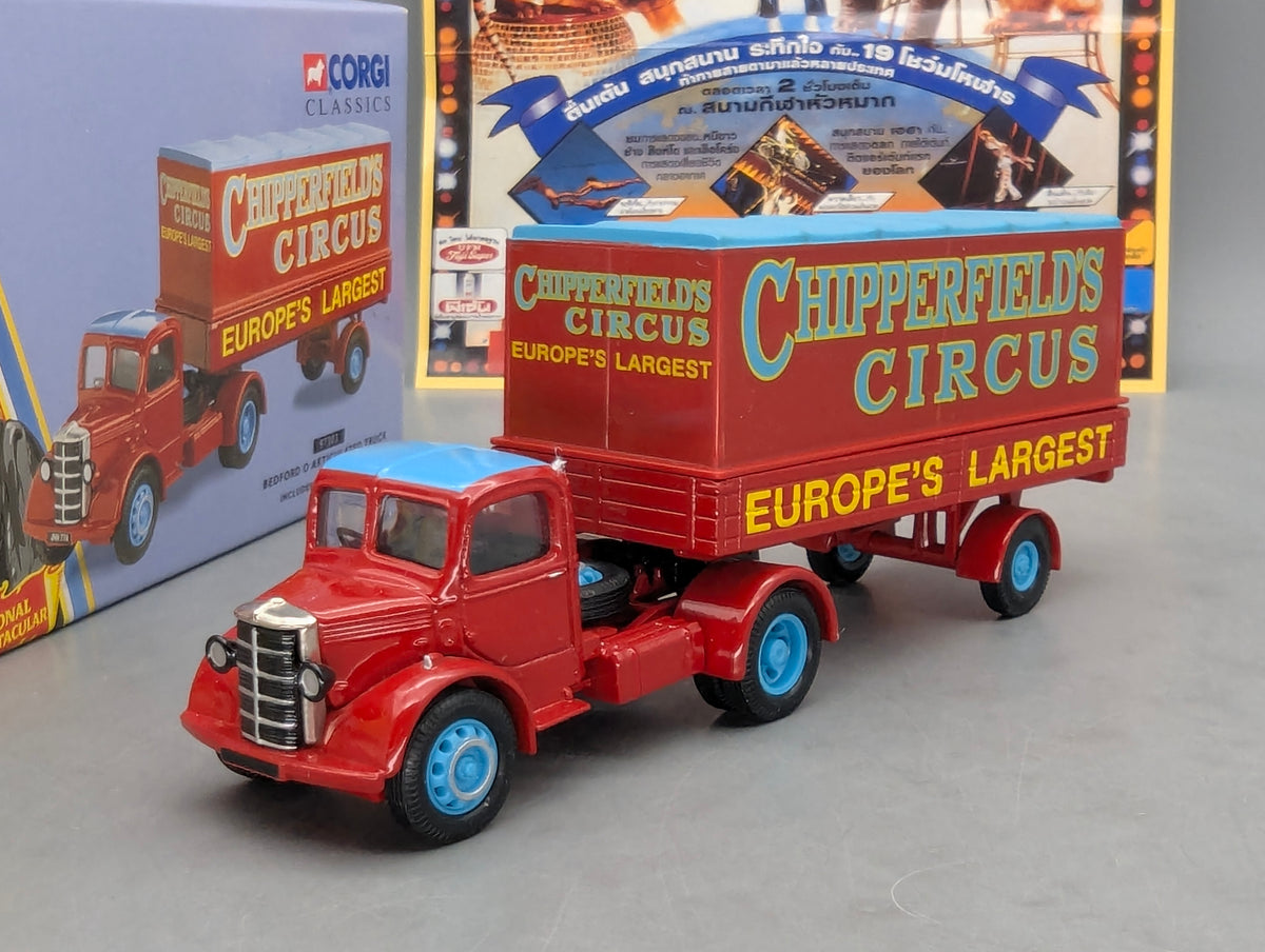 LKW Modell 1:50 Corgi Classics 97303 Bedford O Articulated Truck + Plakat OVP