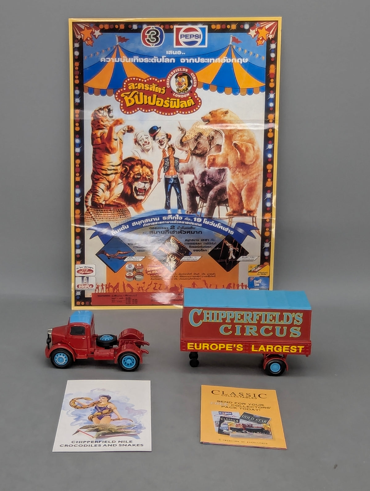 LKW Modell 1:50 Corgi Classics 97303 Bedford O Articulated Truck + Plakat OVP
