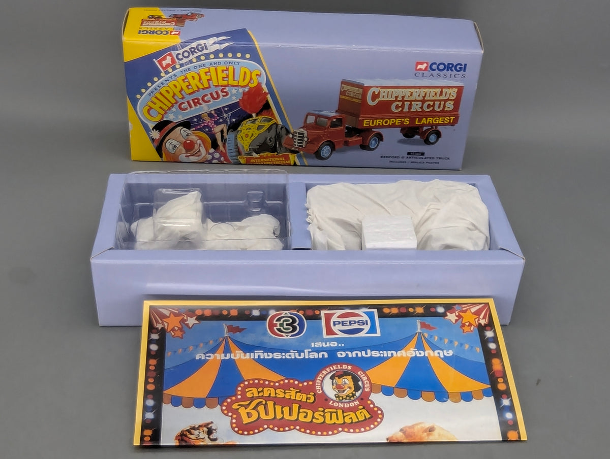 LKW Modell 1:50 Corgi Classics 97303 Bedford O Articulated Truck + Plakat OVP