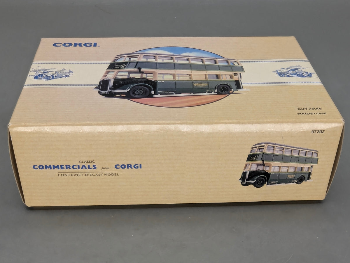 Bus Modell 1:50 Corgi Classics 97202 Guy Arab Maidstone Doppeldecker Bus mit OVP