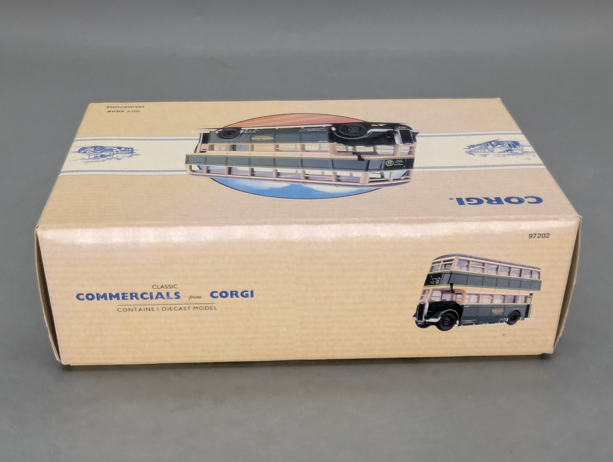 Bus Modell 1:50 Corgi Classics 97202 Guy Arab Maidstone Doppeldecker Bus mit OVP