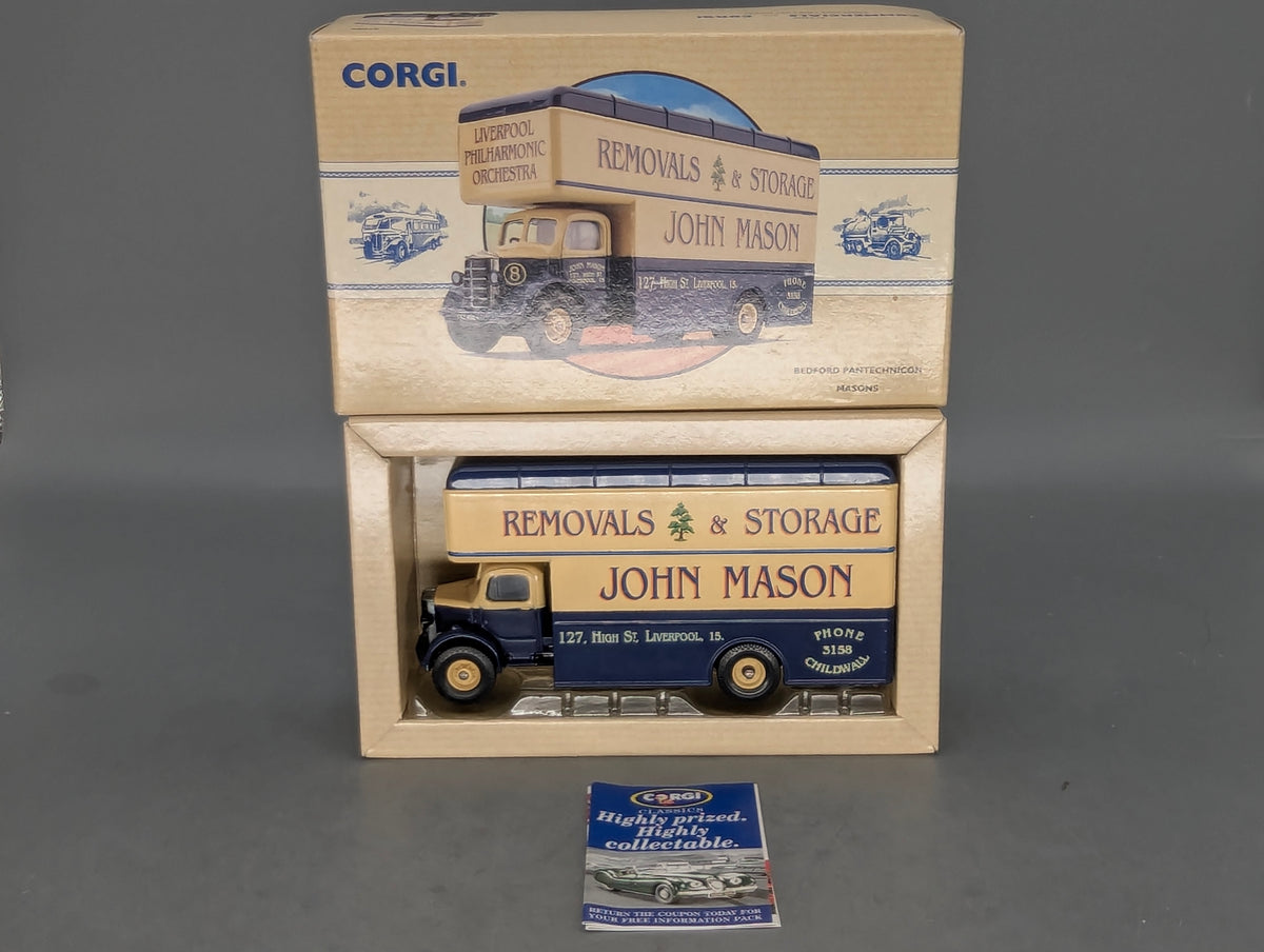 LKW Modell 1:50 Corgi Classics 97089 Bedford Pantechnicon Masons mit OVP