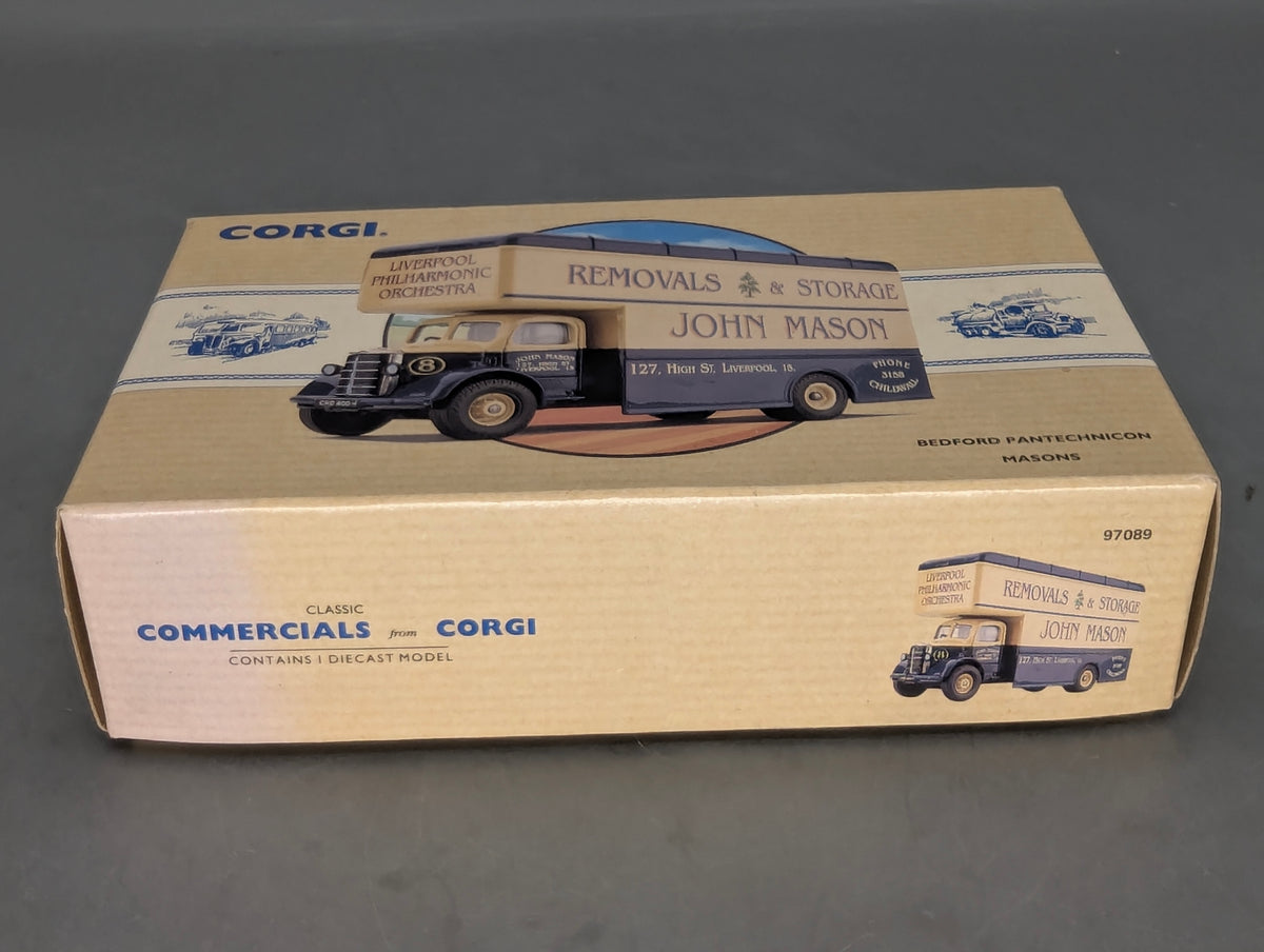 LKW Modell 1:50 Corgi Classics 97089 Bedford Pantechnicon Masons mit OVP