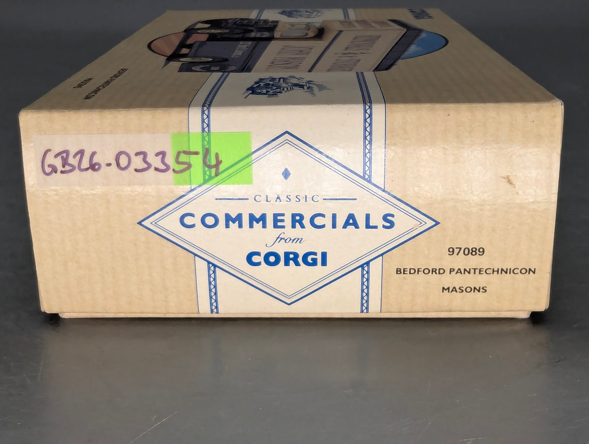 LKW Modell 1:50 Corgi Classics 97089 Bedford Pantechnicon Masons mit OVP