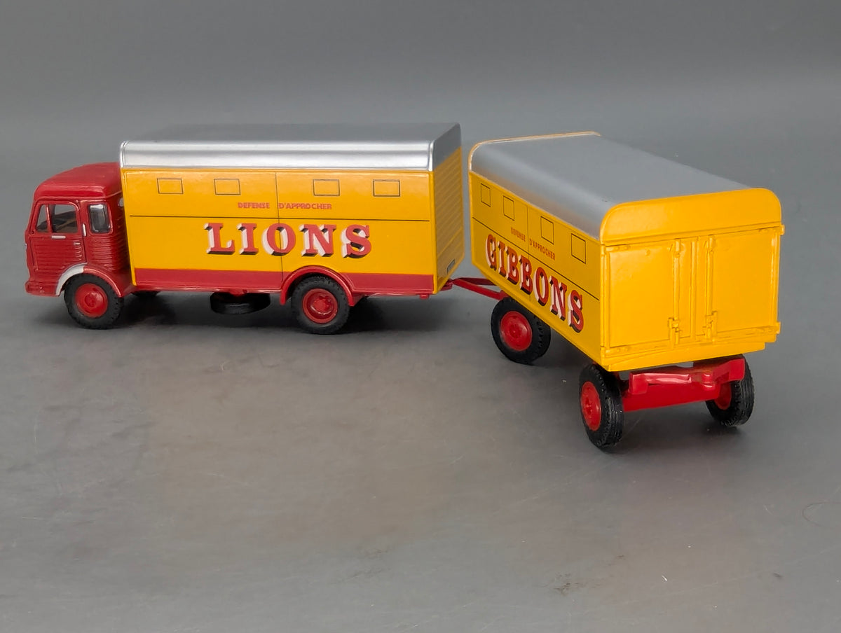 LKW Modell 1:50 Corgi Classics 72906 Simca Cargo Fourgon + Remorque mit OVP
