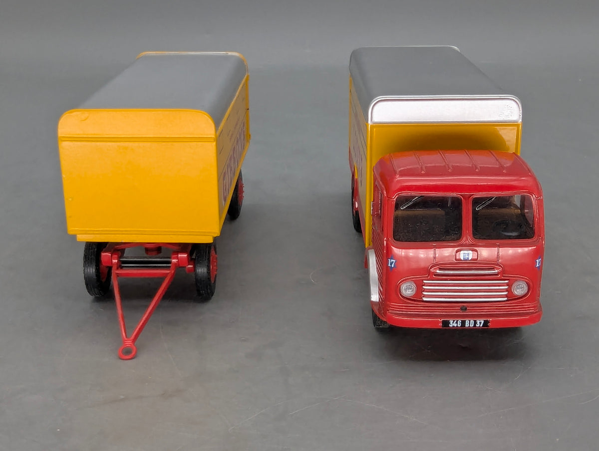 LKW Modell 1:50 Corgi Classics 72906 Simca Cargo Fourgon + Remorque mit OVP
