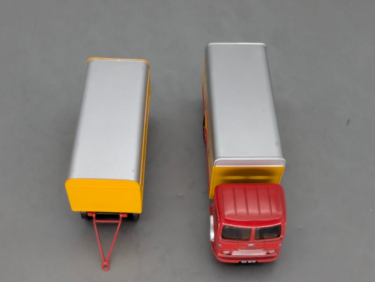 LKW Modell 1:50 Corgi Classics 72906 Simca Cargo Fourgon + Remorque mit OVP