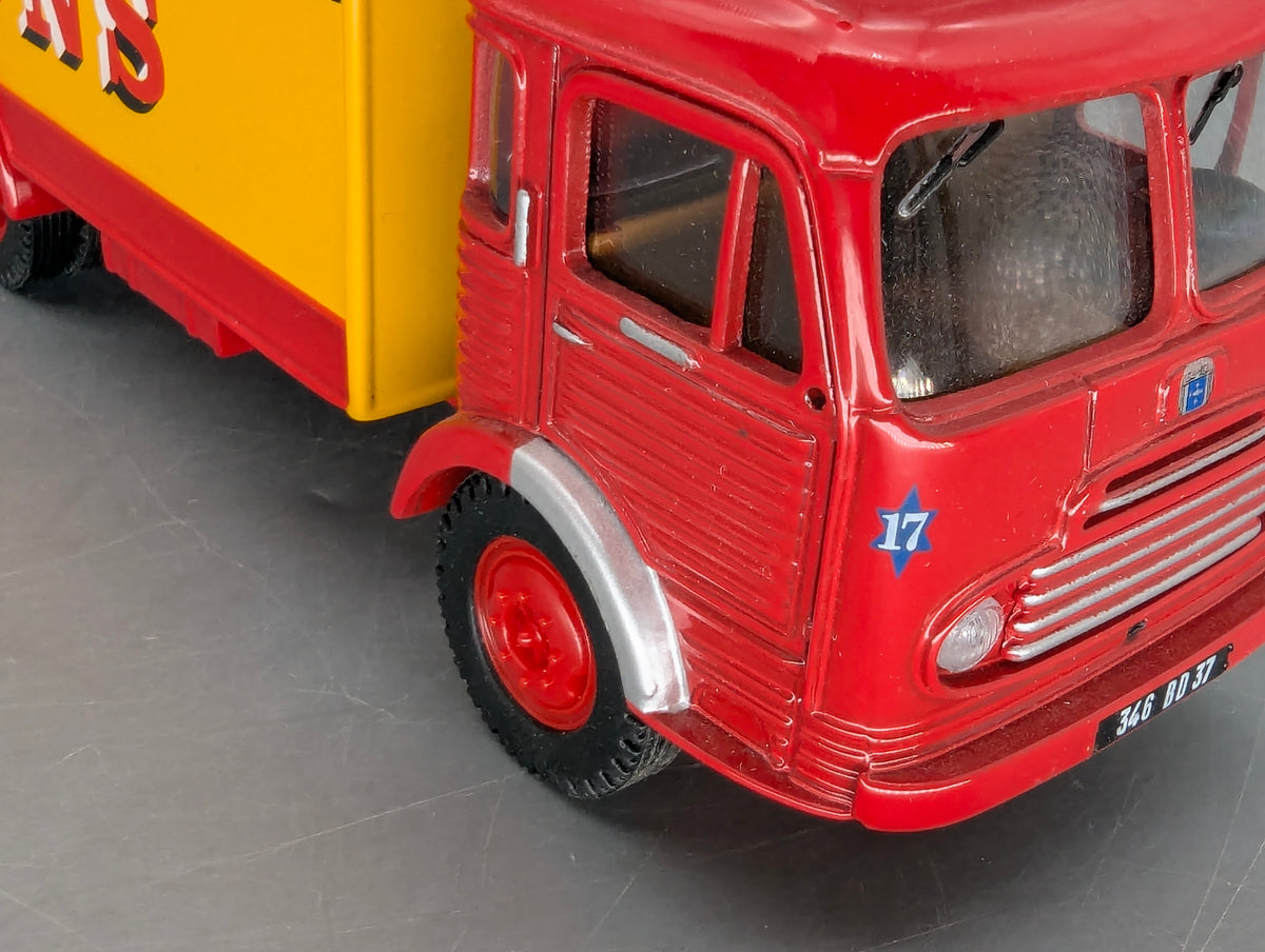 LKW Modell 1:50 Corgi Classics 72906 Simca Cargo Fourgon + Remorque mit OVP