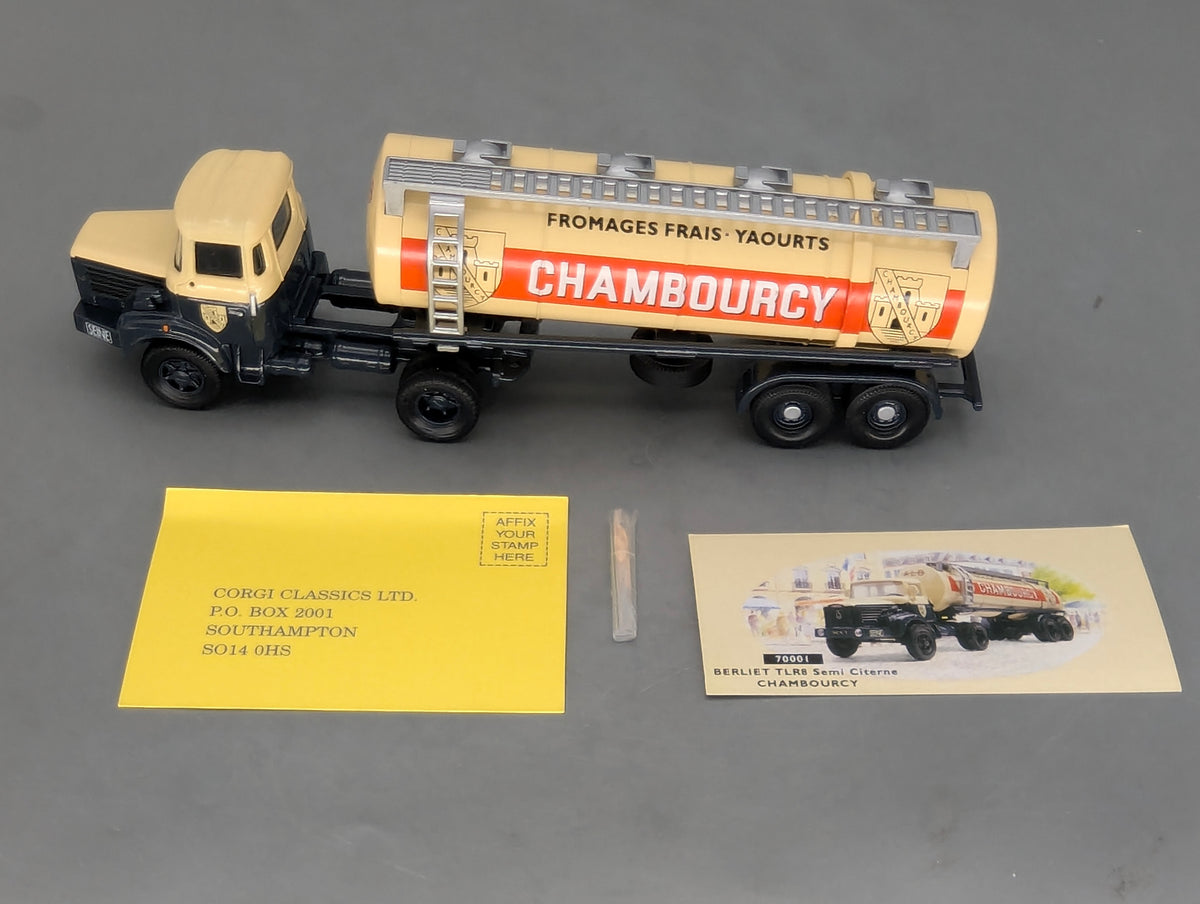 LKW Modell 1:50 Corgi Classics 70001 Berliet TLR8 Semi Citerne Tankwagen mit OVP