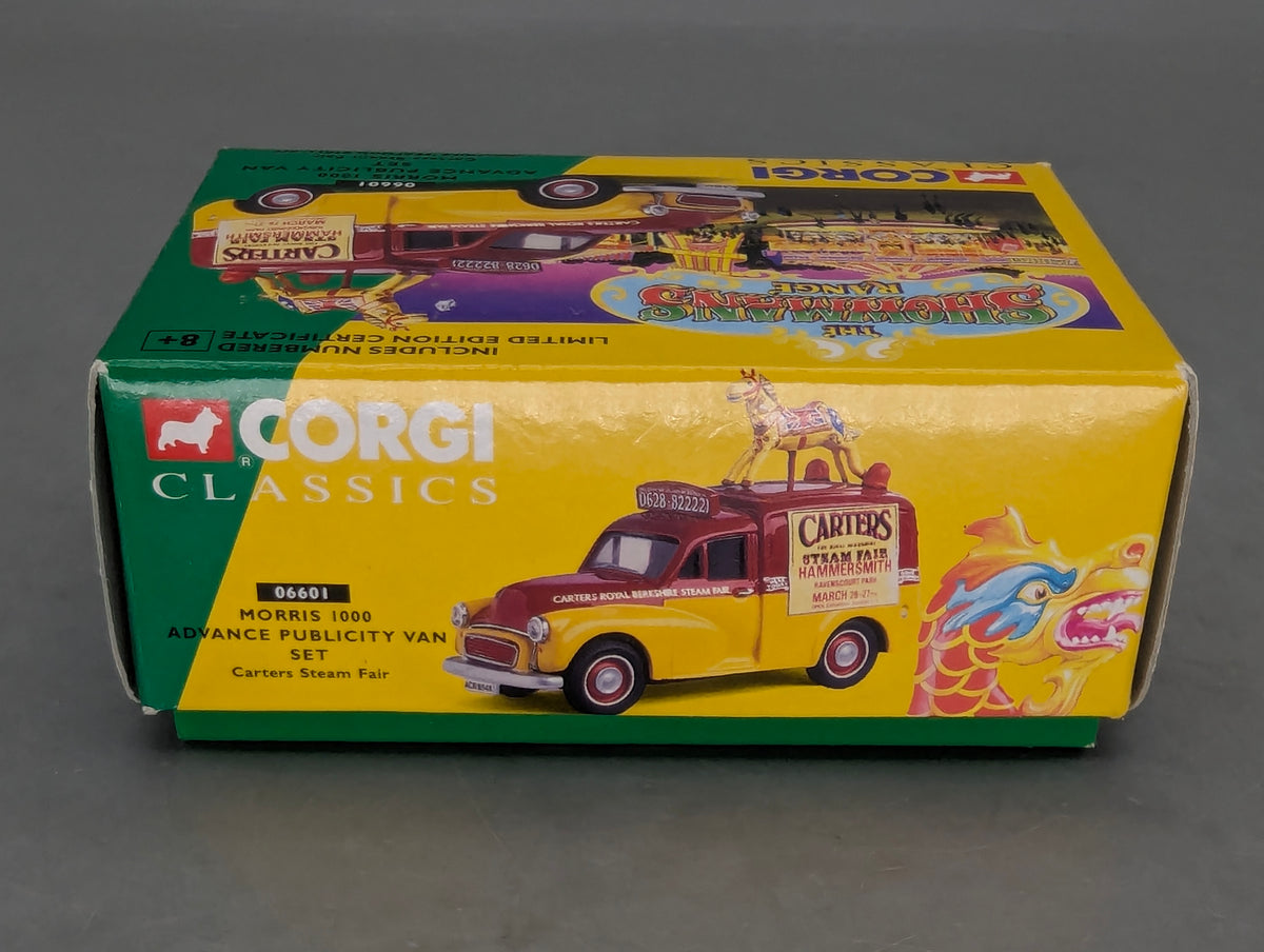 Modellautos 1:43 Corgi Toys 06601 Morris 1000 Advance Publicity Van Carters OVP