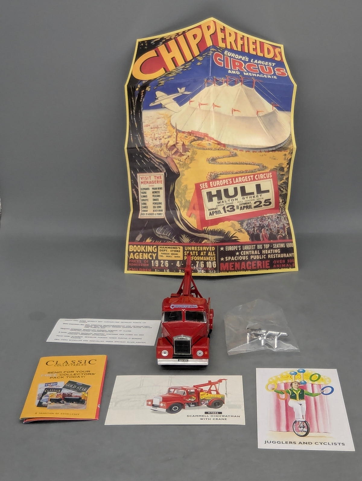 LKW Modell 1:50 Corgi Classics 97886 Scammell Highwayman Crane Chipperfields OVP