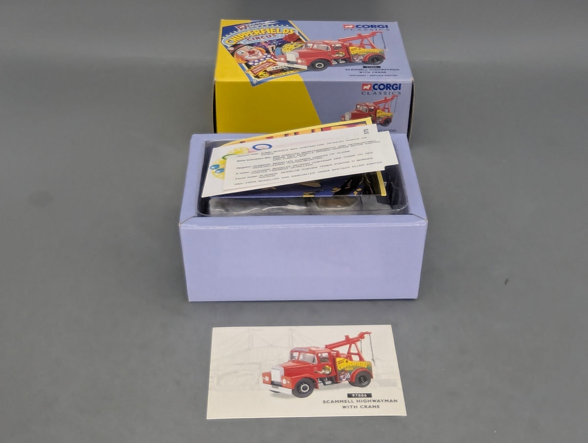 LKW Modell 1:50 Corgi Classics 97886 Scammell Highwayman Crane Chipperfields OVP