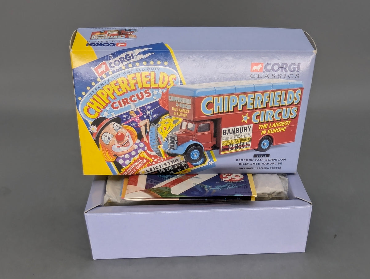 LKW Modell 1:50 Corgi Classics 97092 Bedford Pantechnicon Chipperfields mit OVP
