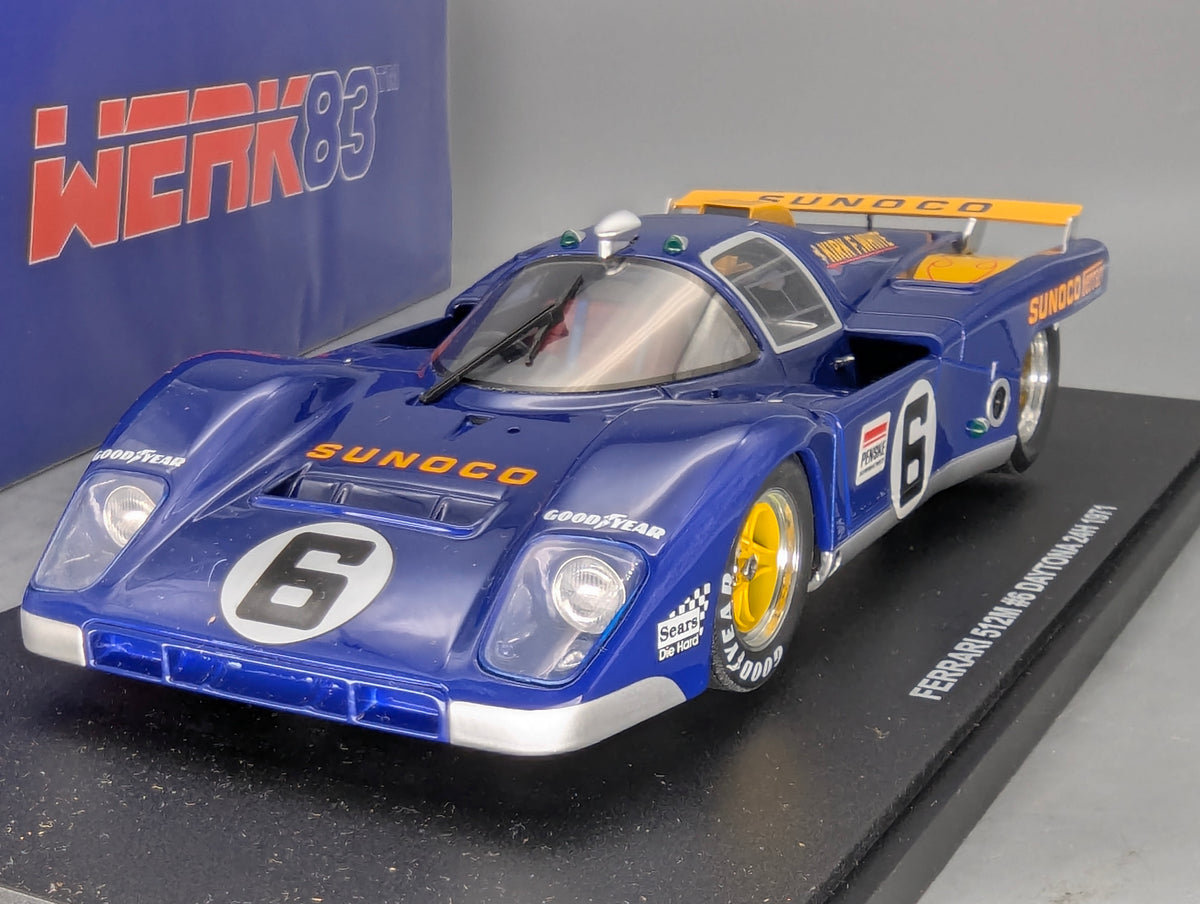Modellautos 1:18 Werk83 Ferrari 512M 24h Daytona 1971 #6 mit OVP