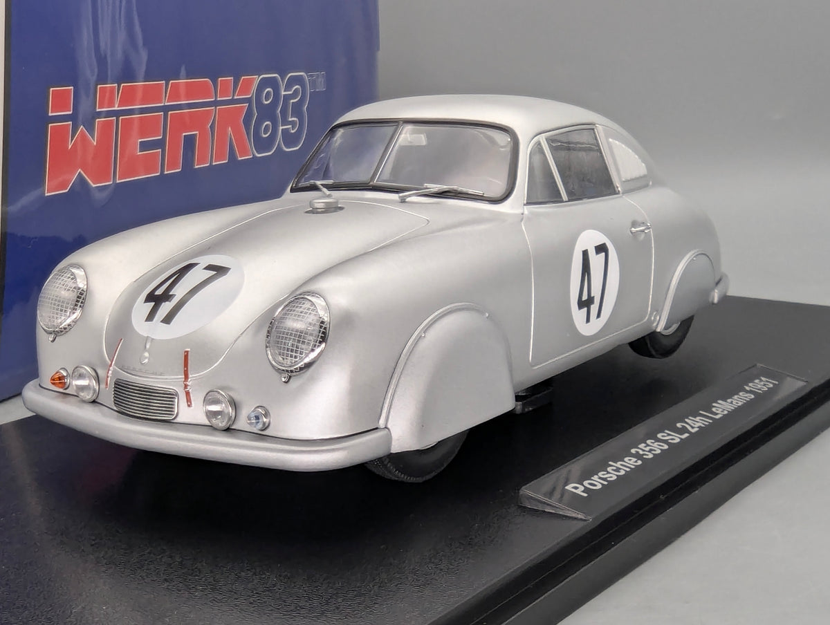 Modellautos 1:18 Werk83 Porsche 356 SL 24h Le Mans 1951 #47 mit OVP