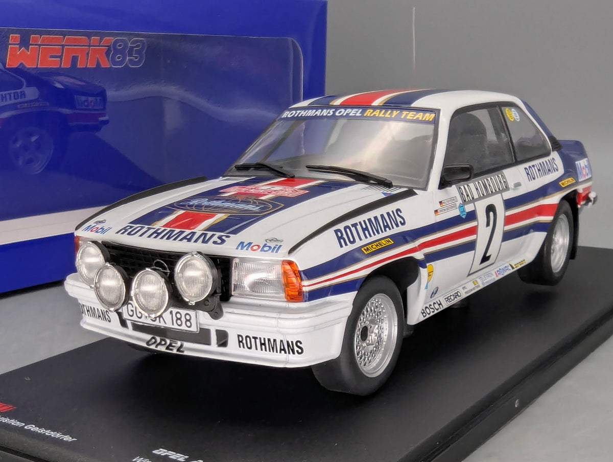Modellautos 1:18 Werk83 Opel Ascona 400 WINNER Monte Carlo 1982 Röhrl Geist. OVP