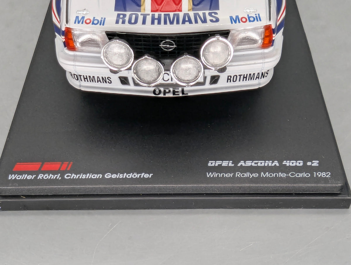 Modellautos 1:18 Werk83 Opel Ascona 400 WINNER Monte Carlo 1982 Röhrl Geist. OVP