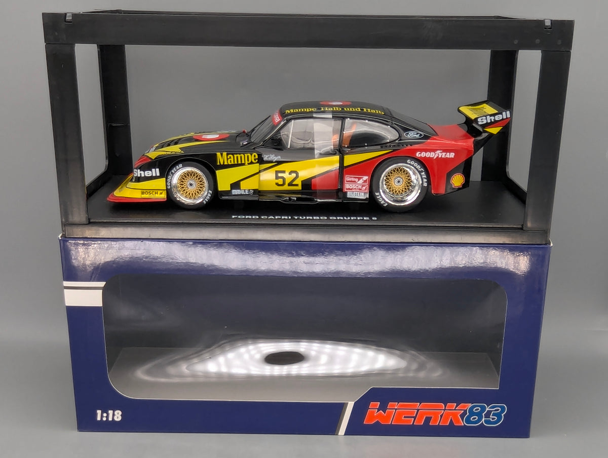 Modellautos 1:18 Werk83 Ford Capri Turbo Gr.5 DRM 1978 #52 H. Heyer mit OVP