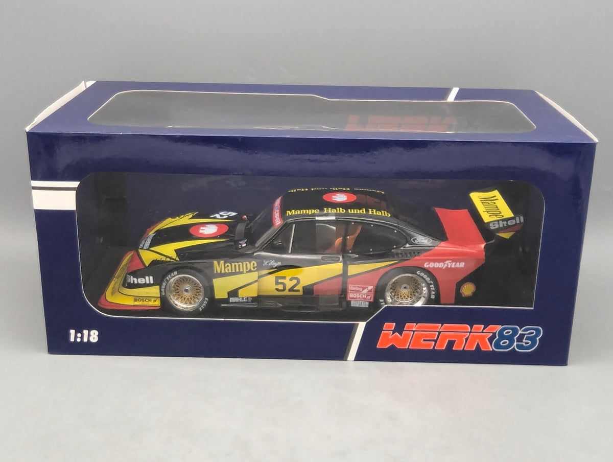 Modellautos 1:18 Werk83 Ford Capri Turbo Gr.5 DRM 1978 #52 H. Heyer mit OVP