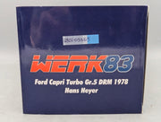 Modellautos 1:18 Werk83 Ford Capri Turbo Gr.5 DRM 1978 #52 H. Heyer mit OVP